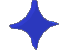 Blue Spinning Star